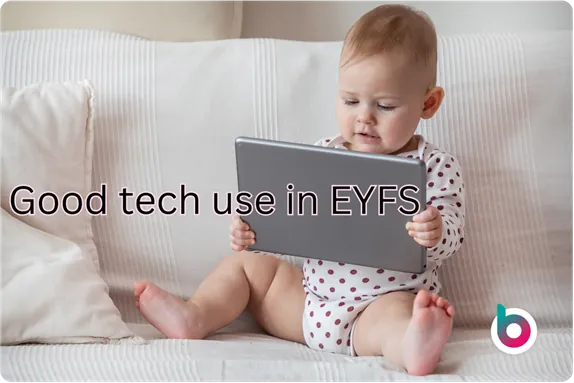 Digital-Media-Use-in-EYFS-Image-Baby-with-a-tablet